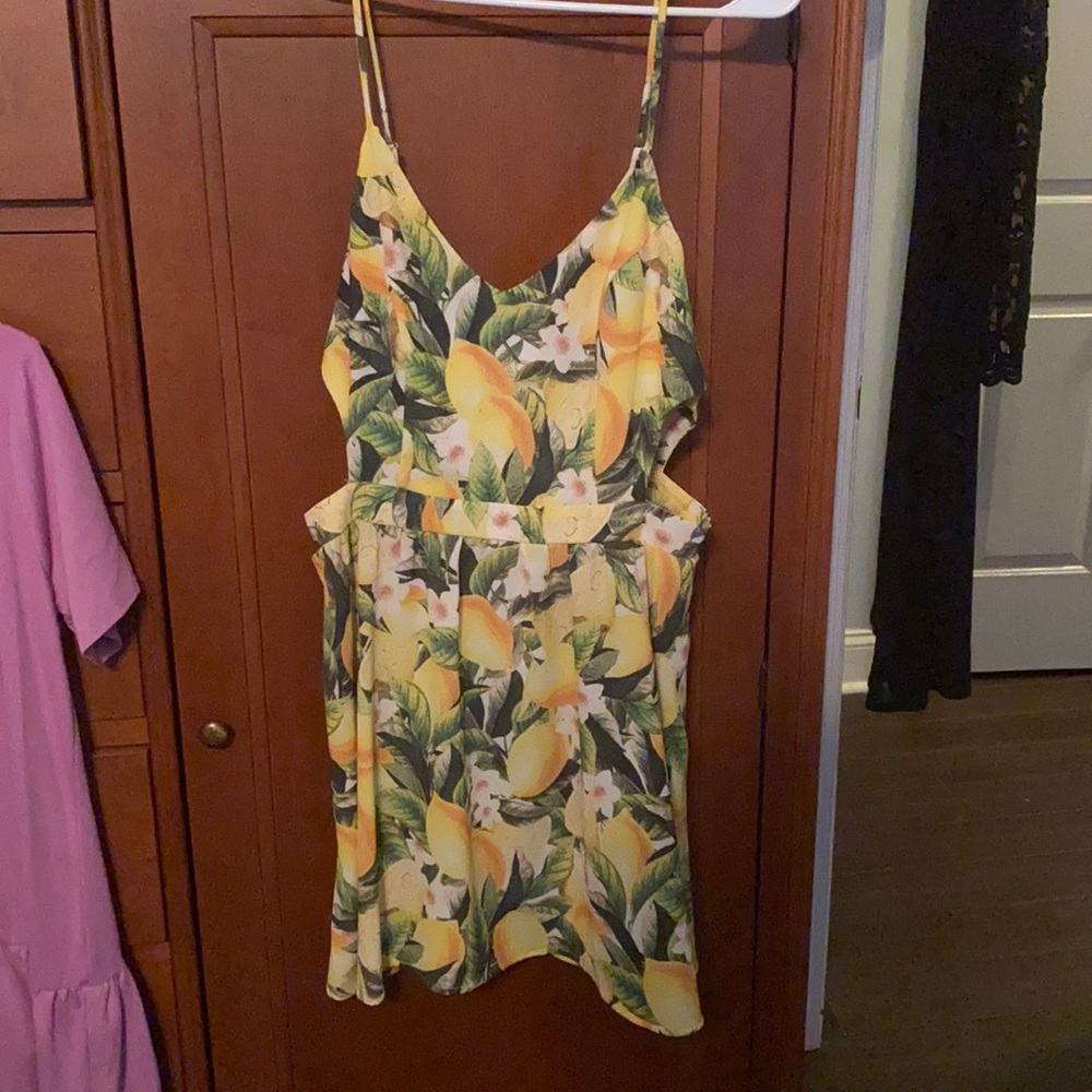 Lemon mini dress